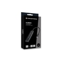 Conceptronic usb hub - hubbies12b (4 port, usb-c to 2x usb-c+2x usb-a, fekete)