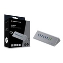 Conceptronic usb hub - hubbies18g (10 port, usb-a/c to 2x usb-c+8x usb-a, külső táp, szürke)