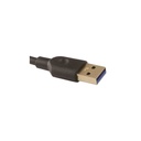 Equip-life usb hub - 128953 (4 port, usb3.0, usb tápellátás, kompakt dizájn, fekete)