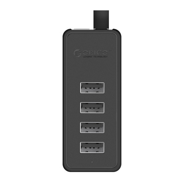 Orico usb2.0 hub - w5p-u2-030-bk/75/ (4 port, bemenet: usb-a, kimenet: 4xusb-a, fekete)