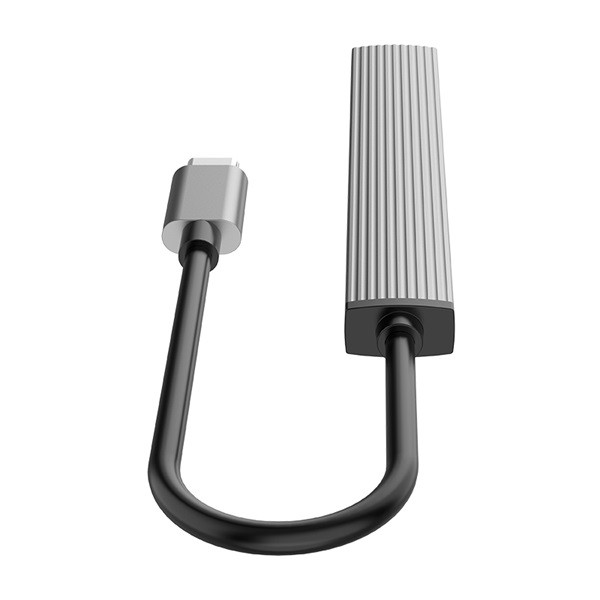 Orico usb3.0 hub - ah-13-gy/26/ (4 port, bemenet: usb-c, kimenet: 1xusb-a 3.0, 3xusb-a 2.0, ezüst)