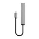Orico usb3.0 hub - ah-13-gy/26/ (4 port, bemenet: usb-c, kimenet: 1xusb-a 3.0, 3xusb-a 2.0, ezüst)