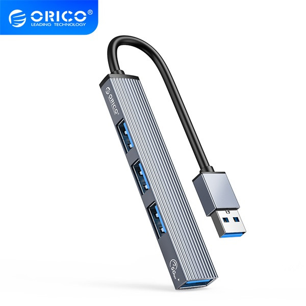 Orico usb3.0 hub - ah-a13-gy (4 port, bemenet: usb-a, kimenet: 1xusb-a3.0+3xusb-a2.0, szürke)