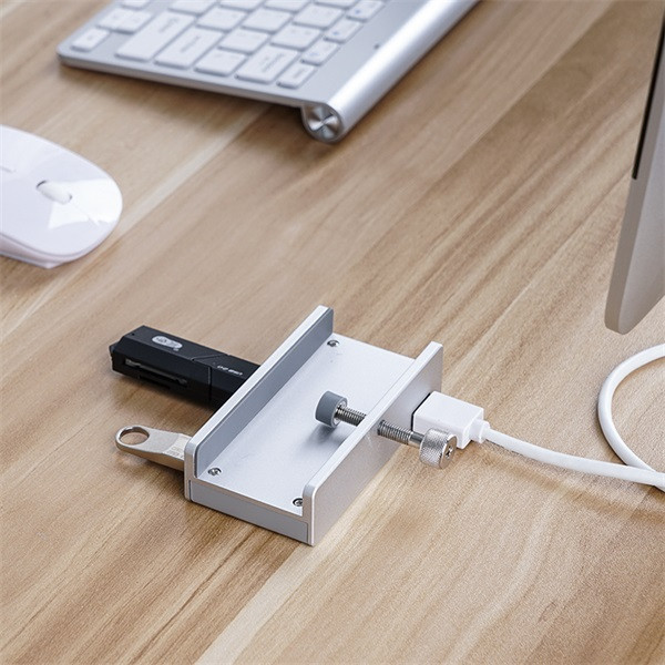 Orico usb3.0 hub - mh4pu-sv /161/(4 port, bemenet: usb-a, kimenet: 4xusb-a, rögzíthető, ezüst)