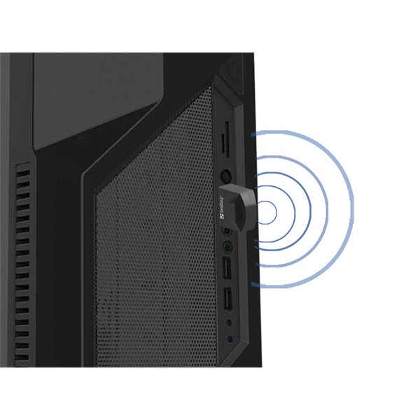 Sandberg bluetooth adapter - usb bluetooth 5.0 dongle (fekete; bt5.0+edr; max: 20m)