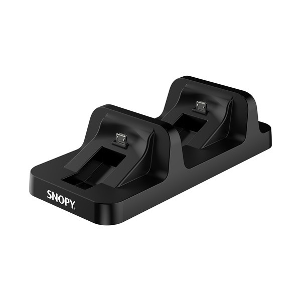 Snopy gamepad töltő - sg-ps4 (dokkoló 2x ps4 kontroller töltéséhez, fekete)
