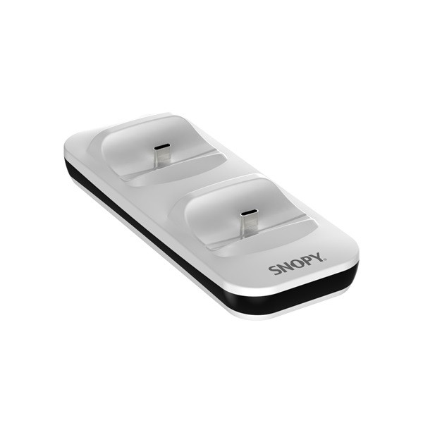 Snopy gamepad töltő - sg-ps5 (dokkoló 2x ps5 kontroller töltéséhez, fehér)