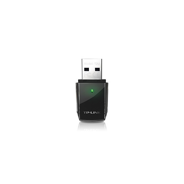 Tp-link hálózati adapter wifi ac600 - archer t2u (usb; 150mbps 2,4ghz + 433mbps 5ghz)