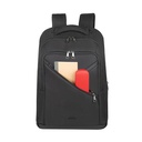 Notebook hátizsák, 17,3" RIVACASE "Clark ECO 8164", fekete