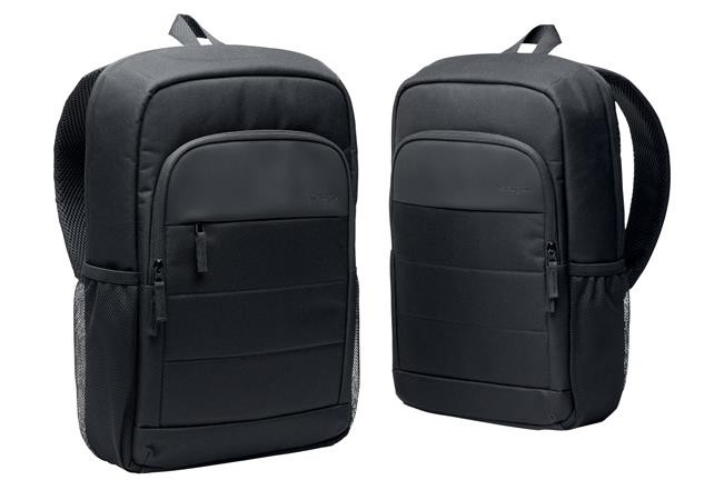 Notebook hátizsák, 16", újrahasznosított anyagból, KENSINGTON "EQ Backpack", fekete