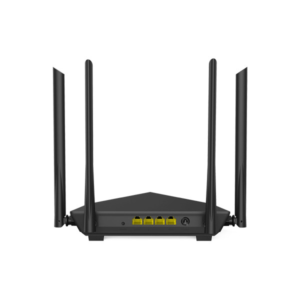 Tenda router wifi ac1200 - ac10 (300mbps 2,4ghz + 867mbps 5ghz; 4port 1gbps, mu-mimo; 4x6dbi)