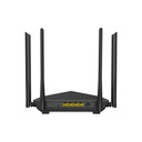 Tenda router wifi ac1200 - ac10 (300mbps 2,4ghz + 867mbps 5ghz; 4port 1gbps, mu-mimo; 4x6dbi)