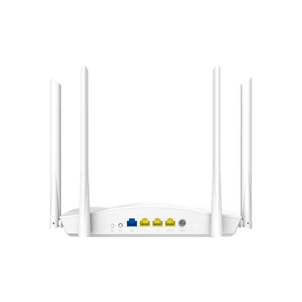 Tenda router wifi ax1800 - rx3 (574mbps 2,4ghz + 1201mbps 5ghz; 4port 1gbps, mu-mimo; 4x6dbi)