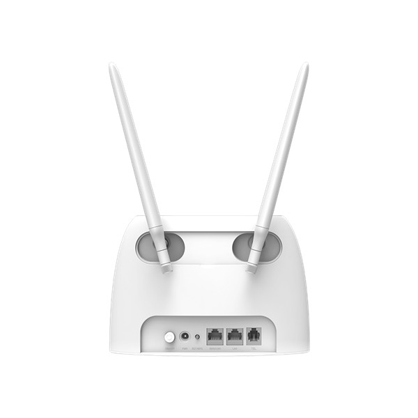 Tenda router wifi n 4g - 4g06 (volte; 300mbps 2,4ghz; 150mbps 4g; 2port 100mbps; 1port tel; 2+2 antenna)