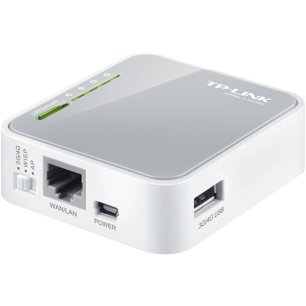 Tp-link router wifi n 3g - tl-mr3020 (150mbps 2,4ghz; 4port 100mbps; usb, umts/hspa/evdo modem komp.)