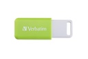 Pendrive, 32GB, USB 2.0, VERBATIM "Databar", zöld