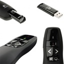 Logitech presenter - r400 (vezeték nélküli, max.: 15m, plug & play, töltöttség jelző, fekete)