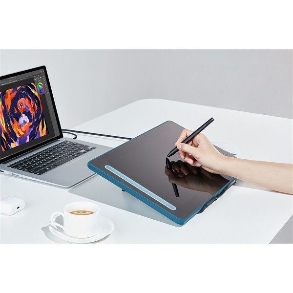 Xp-pen grafikus kijelző - artist 16 2nd gen. (16", ips, 16:9, 1920x1080, 5080 lpi, ps 8192, 200 rps, 10 gomb) fekete
