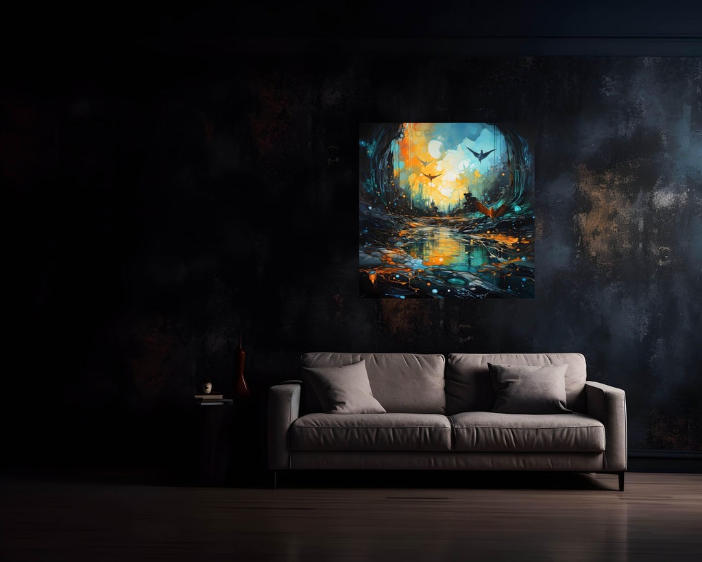 Ethereal Cityscape at Dusk