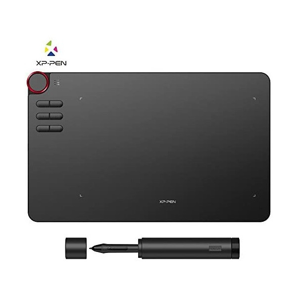 Xp-pen grafikus tábla - deco 03 wireless (10"x5,62", 5080 lpi, ps 8192, 266 rps, 6 gomb, usb)