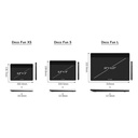 Xp-pen grafikus tábla - deco fun l_r (10"x6,3", 5080 lpi, ps 8192, 220 rps, usb-c) piros