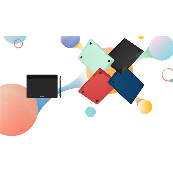 Xp-pen grafikus tábla - deco fun s_g (6,3"x4", 5080 lpi, ps 8192, 220 rps, usb-c) zöld