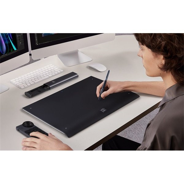 Xp-pen grafikus tábla - deco pro xlw with ack05 (15"x9", 5080 lpi, ps 16k, 200 rps, usb-c, bt5.0)