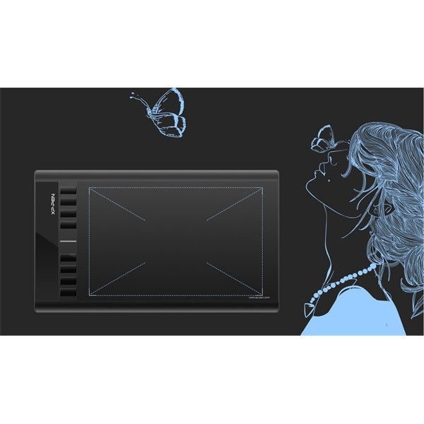 Xp-pen grafikus tábla - star 03 v2 (10"x6", 5080 lpi, ps 8192, 266 rps, 8 gomb, usb)