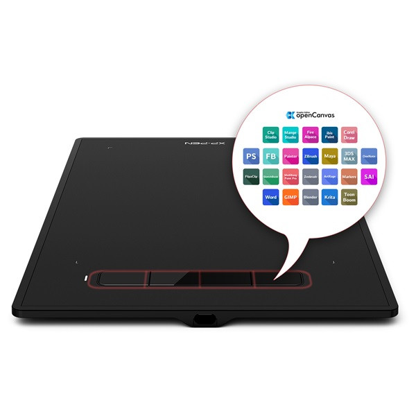 Xp-pen grafikus tábla - star g960s (9"x6", 5080 lpi, ps 8192, 230 rps, 4 gomb, usb)