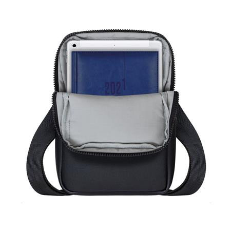 Oldaltáska, tablet 8", RIVACASE "Lantau 8810", szürke-fekete