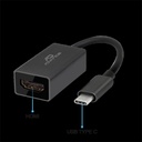 Advance átakakító - hdmi 4k adapter (usb-c to hdmi, fekete)