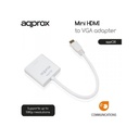 Approx átalakító - mini hdmi to vga adapter