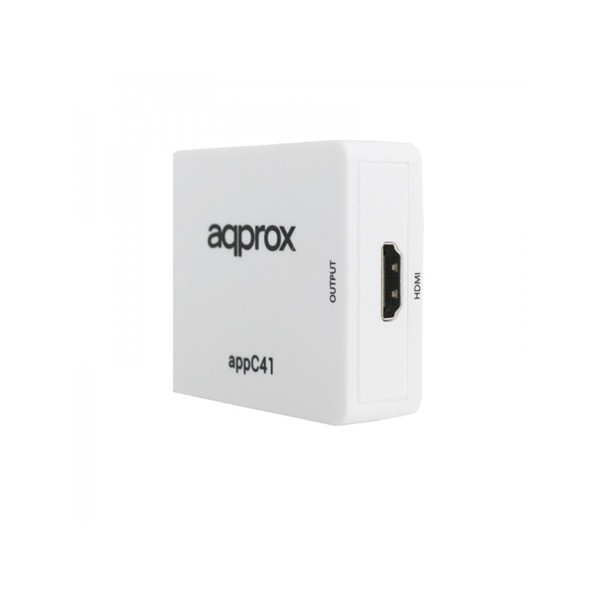 Approx átalakító - rca to hdmi adapter (1080p / 60hz, 720p / 60hz)