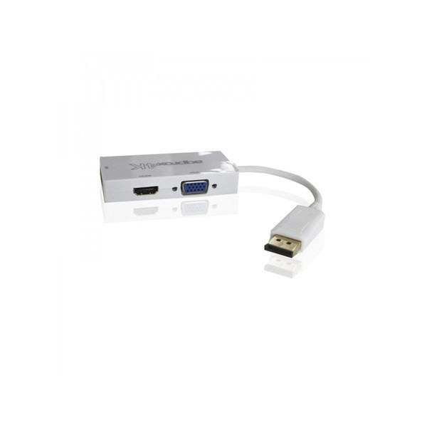 Approx kábel átalakító - display port to hdmi/vga/dvi 4k