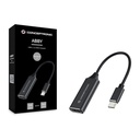 Conceptronic átalakító - abby03b (usb-c 3.2 to hdmi, 4k/30hz, aluminium, fekete)