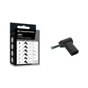 Conceptronic átalakító - abby15pc01 (usb-c to hp 4.5x3mm 18-20v, pd:100w, fekete)