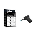 Conceptronic átalakító - abby15pc02 (usb-c to dell 4.5x3mm 18-20v, pd:100w, fekete)