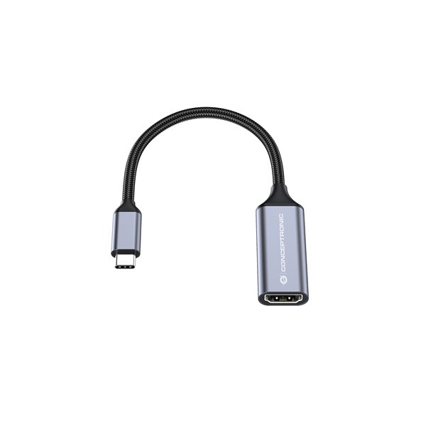 Conceptronic kábel - abby09g (usb-c to hdmi, 4k/60hz, szürke)