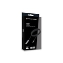 Conceptronic kábel - abby10g (usb-c to hdmi, 4k/60hz, harisnyázott, fekete, 2m)