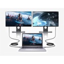 Conceptronic kábel - abby10g (usb-c to hdmi, 4k/60hz, harisnyázott, fekete, 2m)