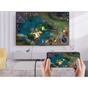Conceptronic kábel - abby10g (usb-c to hdmi, 4k/60hz, harisnyázott, fekete, 2m)
