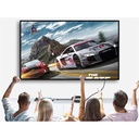 Conceptronic kábel - abby10g (usb-c to hdmi, 4k/60hz, harisnyázott, fekete, 2m)
