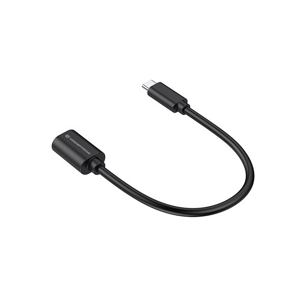 Conceptronic kábel - abby11b (usb-c to usb-a, fekete) 2db/csomag