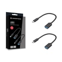 Conceptronic kábel - abby11b (usb-c to usb-a, fekete) 2db/csomag