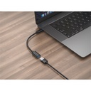 Conceptronic kábel - abby11b (usb-c to usb-a, fekete) 2db/csomag