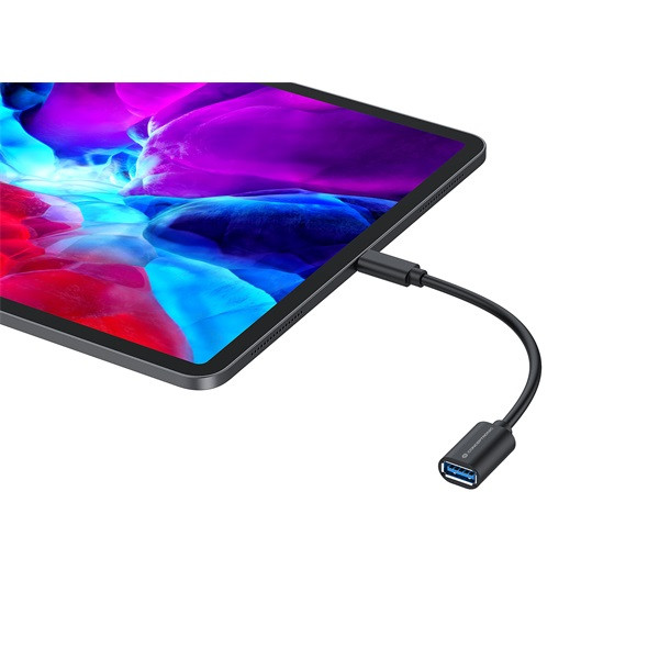 Conceptronic kábel - abby11b (usb-c to usb-a, fekete) 2db/csomag