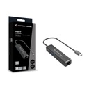 Conceptronic kábel - abby14b (usb-c to rj-45, 2xusb-a+2xusb-c, 2,5 gbit, szürke)