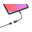 Conceptronic kábel - abby18b (usb-c to usb-a, 10 gbps, fekete)