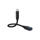 Conceptronic kábel - abby18b (usb-c to usb-a, 10 gbps, fekete)