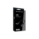 Conceptronic kábel - abby19b (usb-c to usb-a, 10 gbps, 90° fordított csatlakozó, fekete)